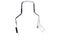 Shorty Detachable Sissy Bar Chrome - 50-1524
