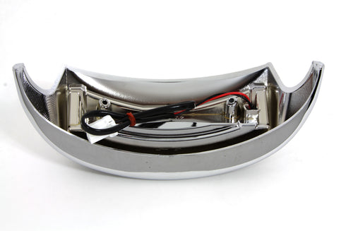 Wyatt Gatling Chrome LED Rear Fender Tip with Smoke Lens - 50-1539