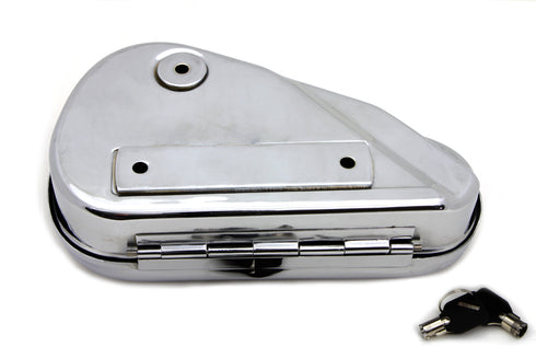 Wyatt Gatling Oval Right Side Chrome Tool Box - 50-1544