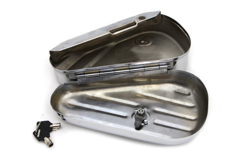 Wyatt Gatling Oval Right Side Chrome Tool Box - 50-1544