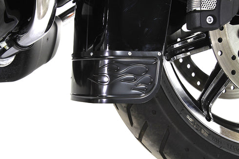 Wyatt Gatling Black Front Fender Tip - 50-1549