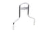 Wyatt Gatling 11 inch Sissy Bar Top Chrome - 50-1646