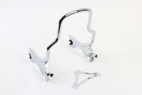 Wyatt Gatling 8-1/2 inch Short Detachable Sissy Bar Chrome - 50-1684