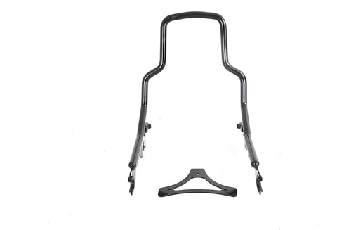 Wyatt Gatling 8-1/2 inch Short Detachable Sissy Bar Gloss Black - 50-1685