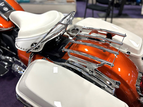 V-Twin Retro 4 Rail Luggage Rack Chrome - 50-1771