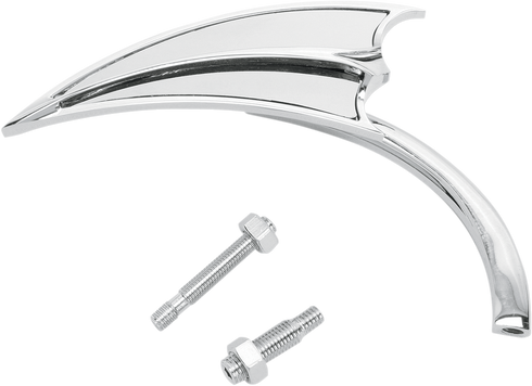 ARLEN NESS Mirror - Micro - Scoop - Side View - Triangle - Chrome - Right 13-061