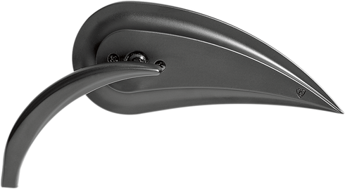 ARLEN NESS Mirror - Rad III - Side View - Teardrop - Black - Left 13-092