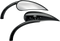 ARLEN NESS Mirror - Micro - Rad 2 - Side View - Teardrop - Black - Left 13-400