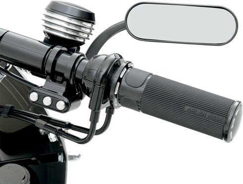 ARLEN NESS Mirror - Micro - Mini - Side View - Oval - Black - Right 13-413