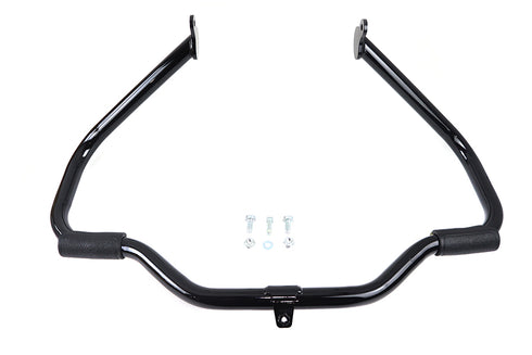OE OE Gloss Black Front Engine Bar with Footpeg Pads - 51-0005