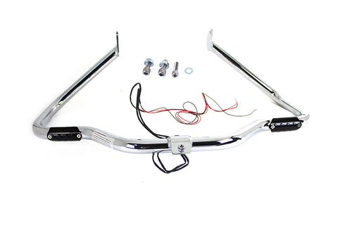 V-Twin Chrome Front Turn Signal Highway Bar - 51-0013