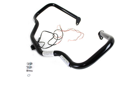 V-Twin Black Front Turn Signal Highway Bar - 51-0014