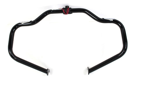 V-Twin Black Front Turn Signal Highway Bar - 51-0016