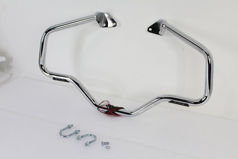 V-Twin Chrome Front Turn Signal Highway Bar - 51-0019