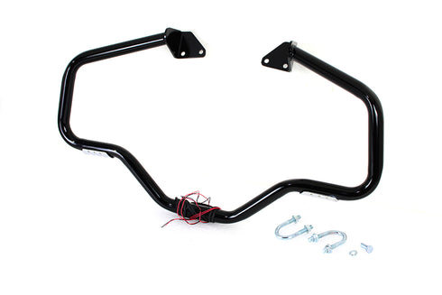 V-Twin Black Front Turn Signal Highway Bar - 51-0020