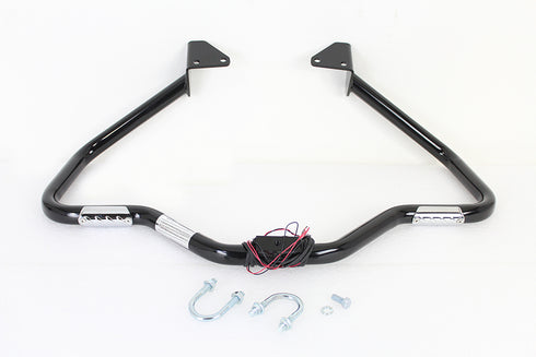 V-Twin Black Front Turn Signal Highway Bar - 51-0020