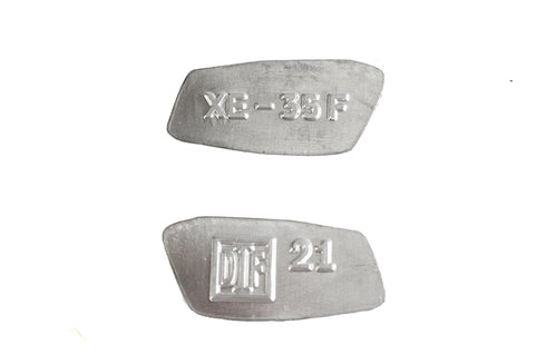 V-Twin 1948-1957 Neck Hallmark Number Plate Set - 51-0071