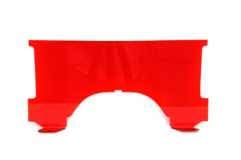 National Cycle Adjustable Windshield Red Lower - 51-0266