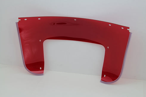 National Cycle Beaded Lower Windshield Red - 51-0371