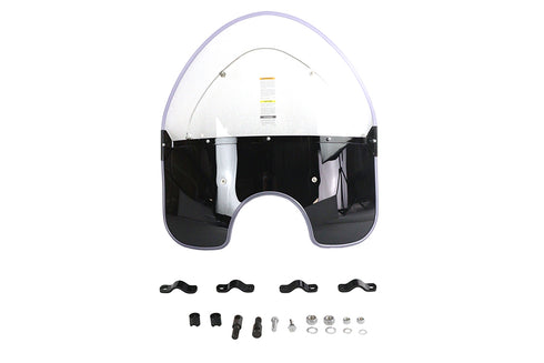 National Cycle National Cycle Spring Fork Windshield Black - 51-0378