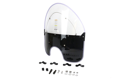 National Cycle National Cycle Spring Fork Windshield Black - 51-0378