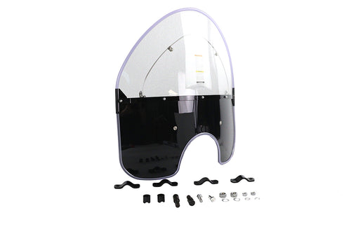 National Cycle National Cycle Spring Fork Windshield Black - 51-0378