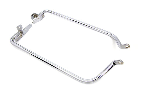 Wyatt Gatling Chrome Saddlebag Support Set - 51-0482