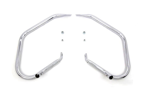 V-Twin Chrome Profile Rear Frame Bar Set - 51-0850