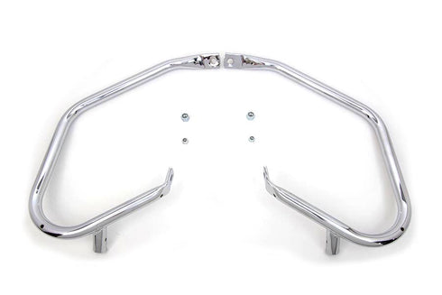 V-Twin Chrome Profile Rear Frame Bar Set - 51-0850