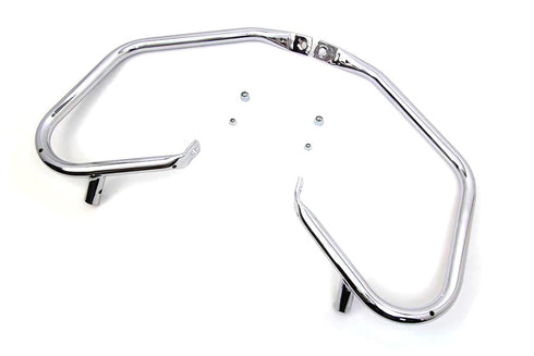 V-Twin Chrome Profile Rear Frame Bar Set - 51-0850