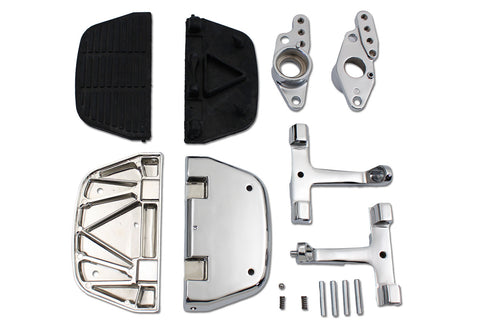 V-Twin Passenger Footboard Set with Swingarm Mount Kit - 51-0853