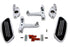 V-Twin Passenger Footboard Set with Swingarm Mount Kit - 51-0867