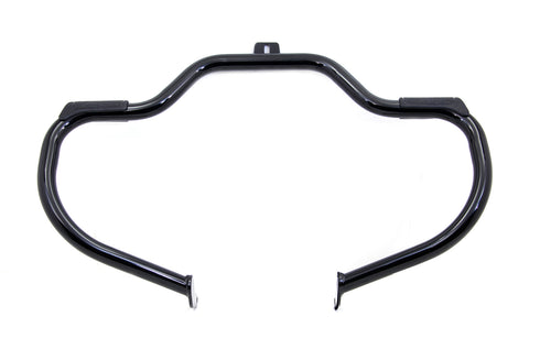 V-Twin Black Front Engine Bar with Footpeg Pads - 51-0870