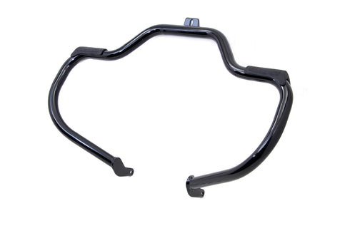 V-Twin Black Front Engine Bar with Footpeg Pads - 51-0870