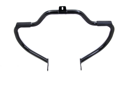 V-Twin Black Front Engine Bar with Footpeg Pads - 51-0870