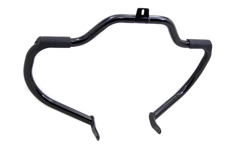 V-Twin Black Front Engine Bar with Footpeg Pads - 51-0870