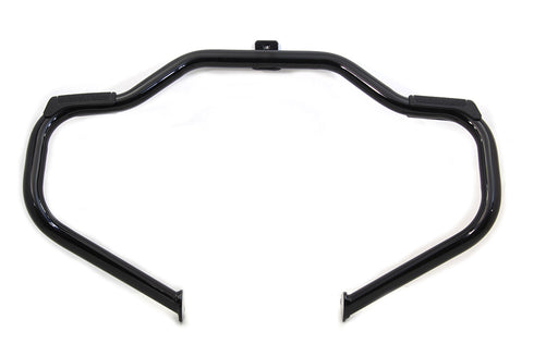 V-Twin Black Front Engine Bar with Footpeg Pads - 51-0871