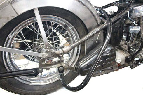 V-Twin Black Rear Big Twin Frame Bar - 51-0889