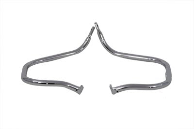 V-Twin Chrome Replica Rear Engine Bar Set - 51-0932