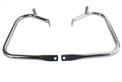 V-Twin Chrome Rear Frame Bar Set - 51-0935