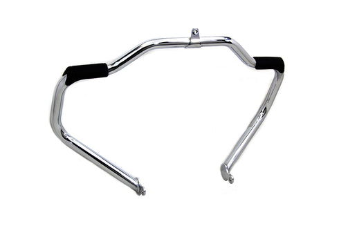 V-Twin Chrome Front Engine Bar with Footpeg Pads - 51-0986