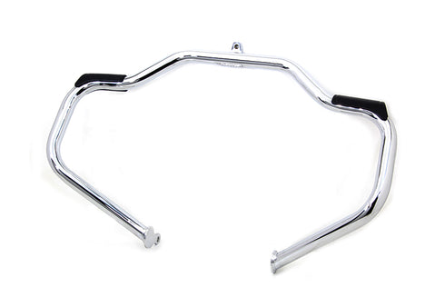 V-Twin Chrome Front Engine Bar with Footpeg Pads - 51-0986