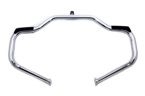 V-Twin Chrome Front Engine Bar with Footpeg Pads - 51-0986
