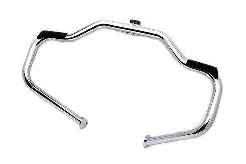 V-Twin Chrome Front Engine Bar with Footpeg Pads - 51-0991