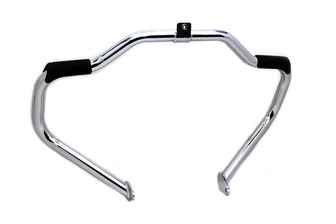 V-Twin Chrome Front Engine Bar with Footpeg Pads - 51-0991