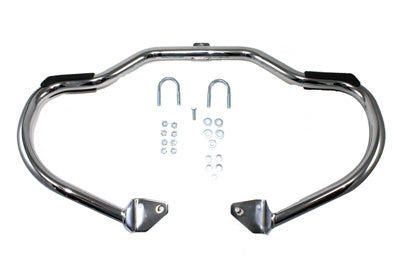 V-Twin Chrome Front Engine Bar with Footpeg Pads - 51-0997