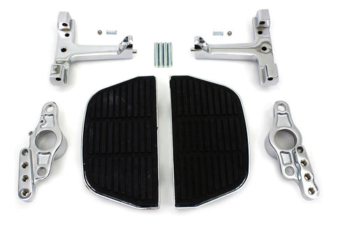 V-Twin Passenger Footboard Set with Swingarm Mount Kit - 51-0998