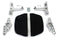 V-Twin Passenger Footboard Set with Swingarm Mount Kit - 51-0998