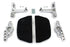 V-Twin Passenger Footboard Set with Swingarm Mount Kit - 51-0998