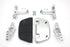 V-Twin Passenger Footboard Set with Swingarm Mount Kit - 51-0998